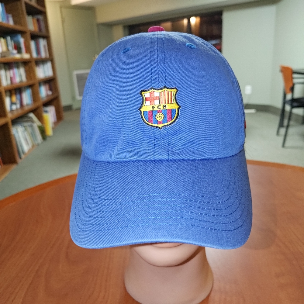 Nike FC Barcelona Embroidered Logo Strapback Hat Cap